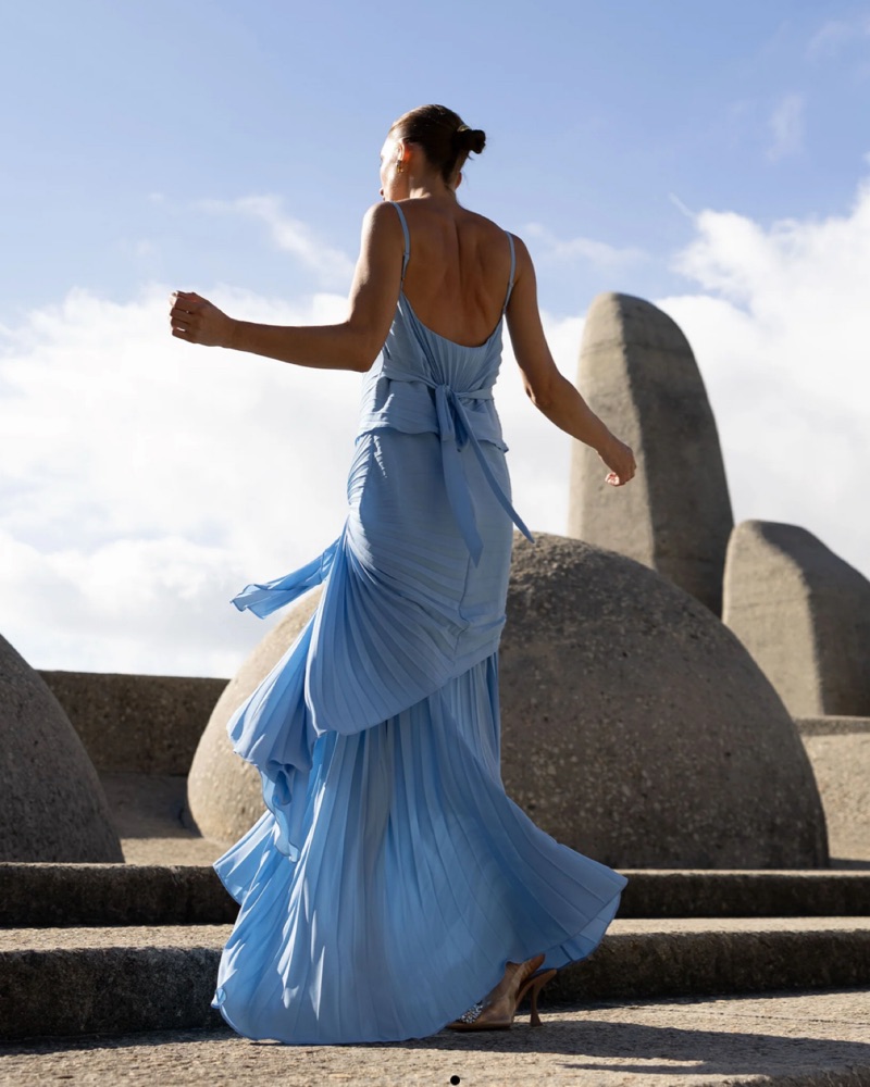 Georgia Hardinge Torrent Dress Blue by Georgia Hardinge - Pickle