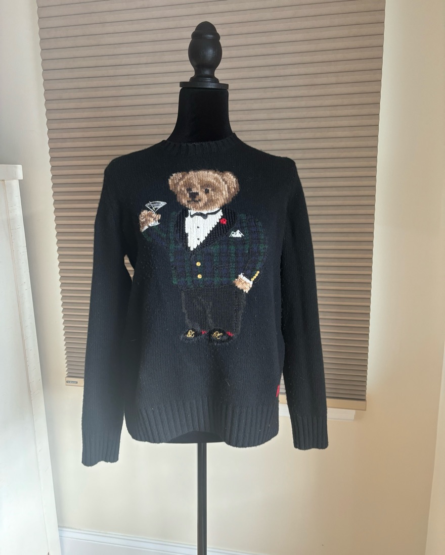 Polo Martini Bear Sweater Pickle