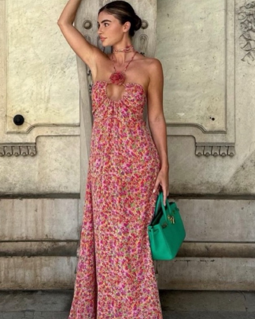 For love & Lemons Suzette Maxi Dress by For Love & Lemons - Pickle
