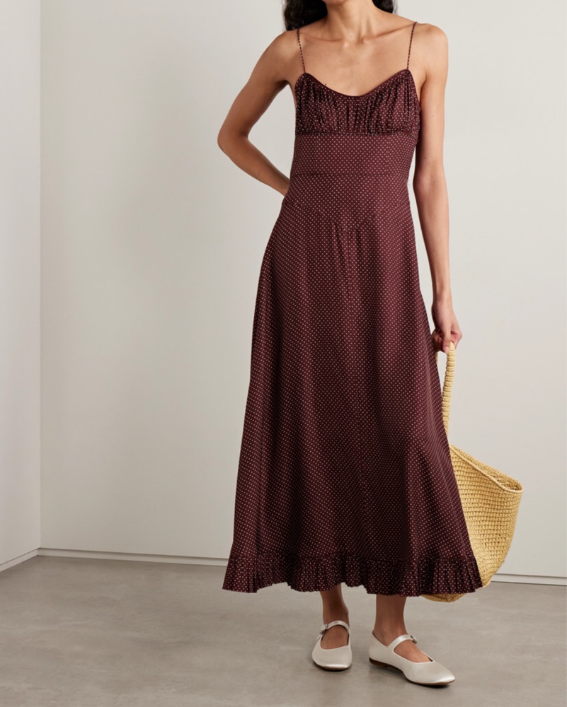 doen burgundy dress REDUCE ITEM: Doen Mountain Dress COLOR: Burgundy California Wildflower  SIZE: Medium (& fits cute on a small) PRICE: $150 shipped SHIPPING:  INTERNATIONAL: No MATERIAL: 100% cotton fine-wale corduroy SELLER:  @sweetingville INFO: EUC,