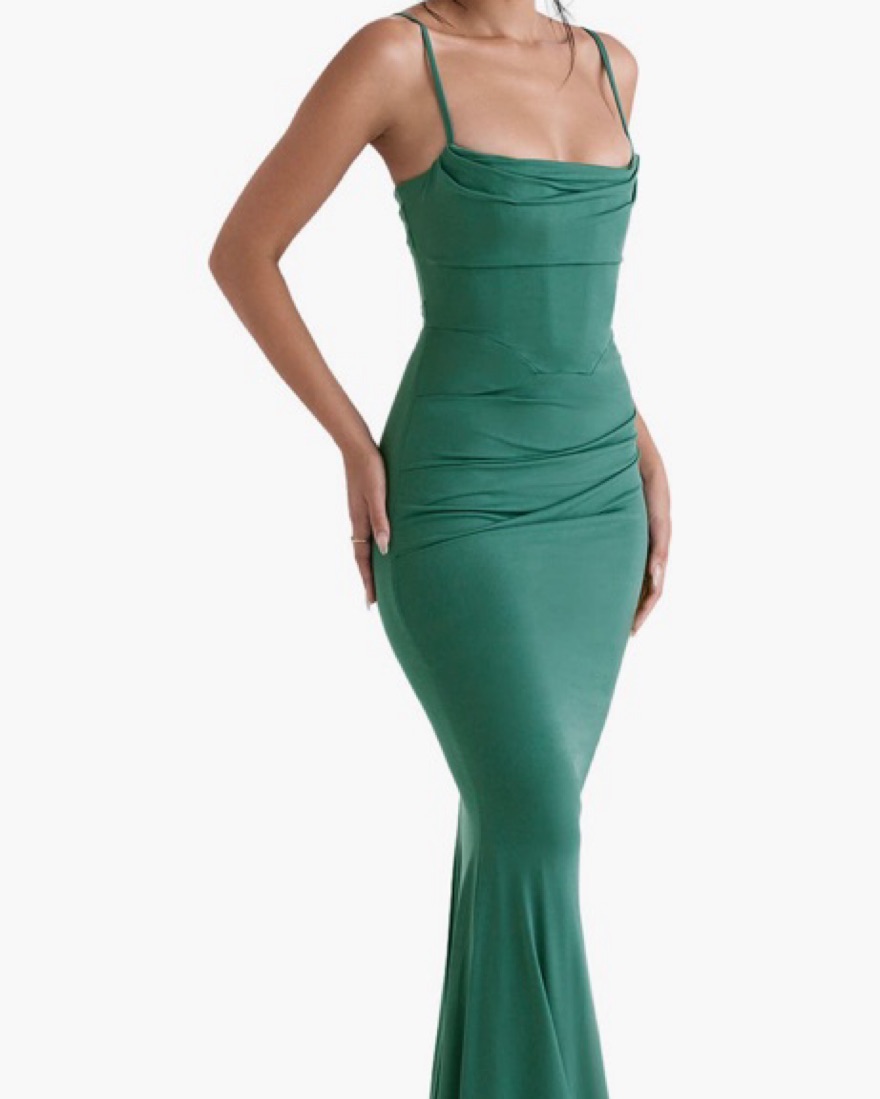 House of CB Milena Corset Dress by House of CB - Pickle