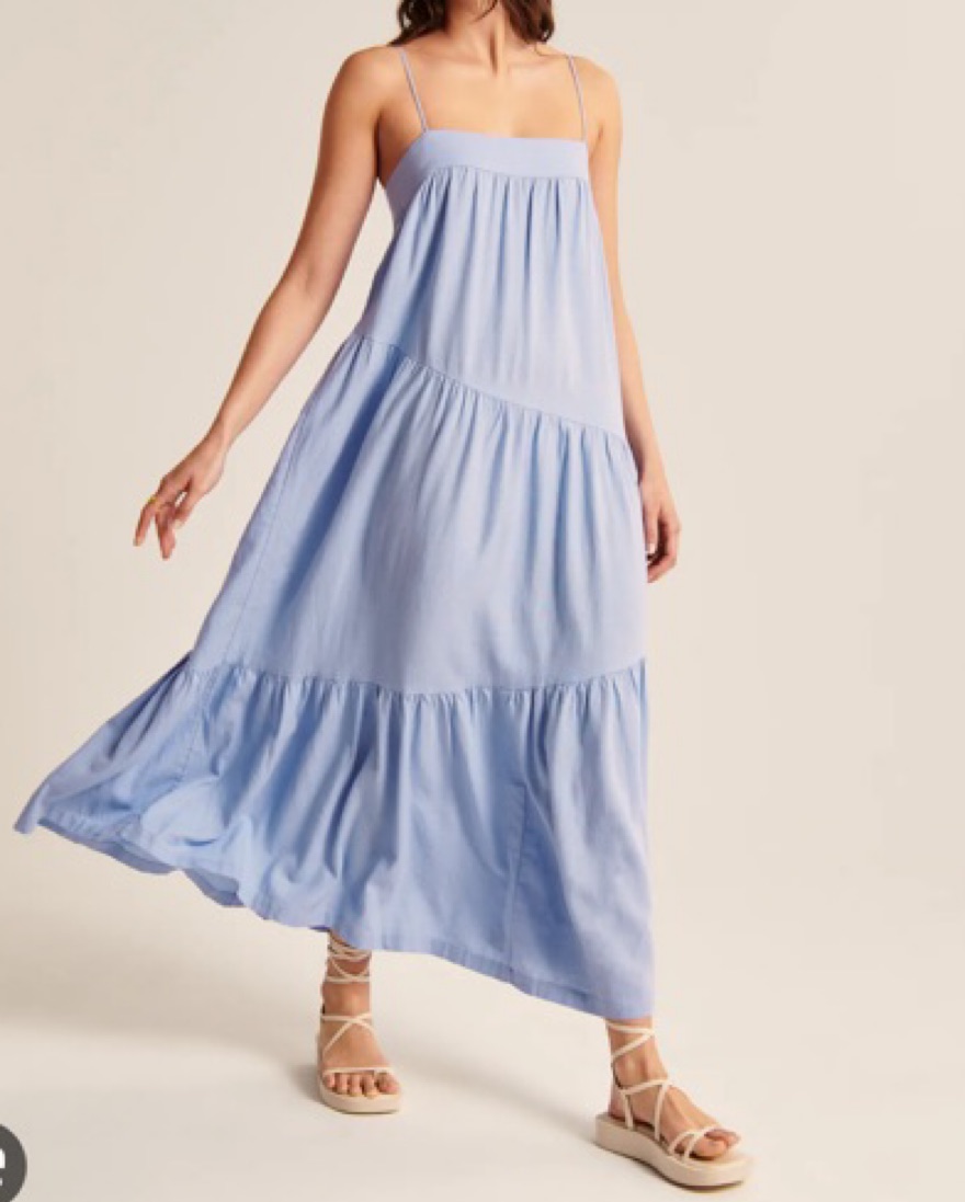 asymmetrical tiered maxi dress Asymmetrical Tiered Ruffle Chiffon Maxi Bridesmaid Dress With Square  Neckline In Oat
