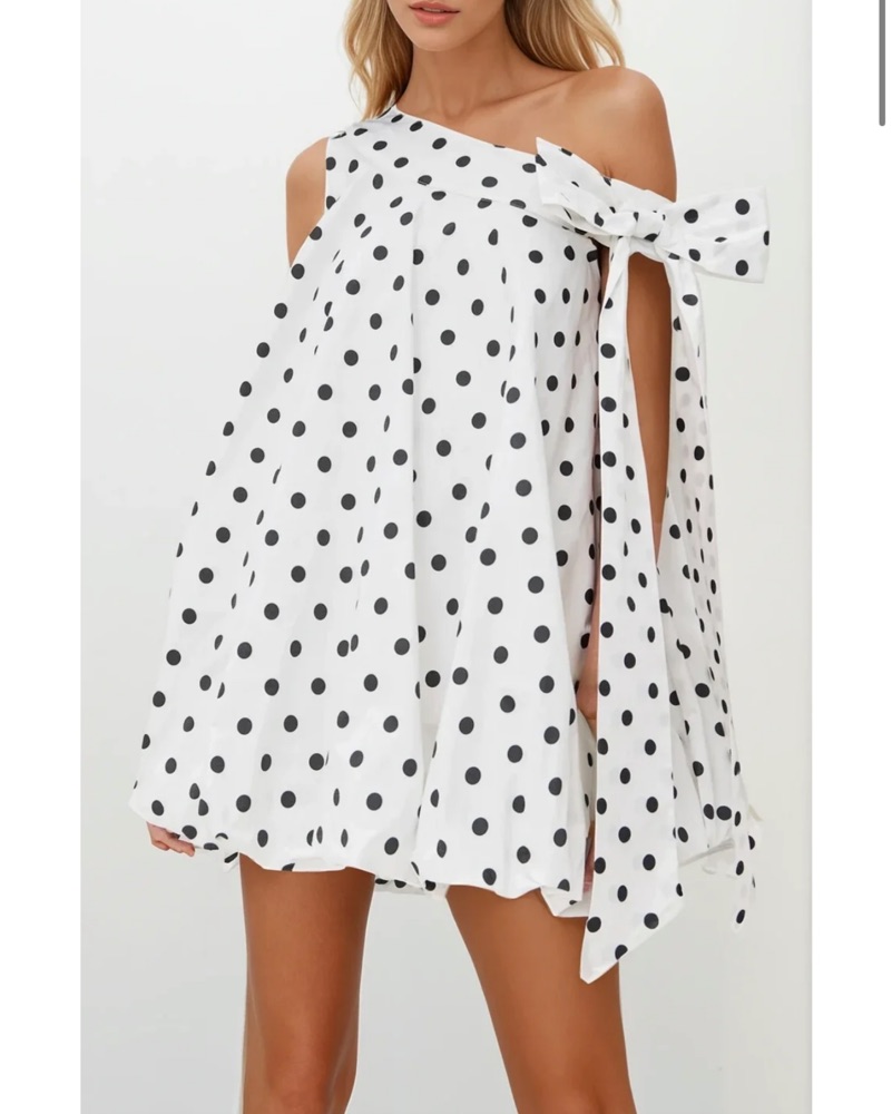 ○pika○ ANDRESED flocky dot dress Elexiay Mini Dress | Pickle