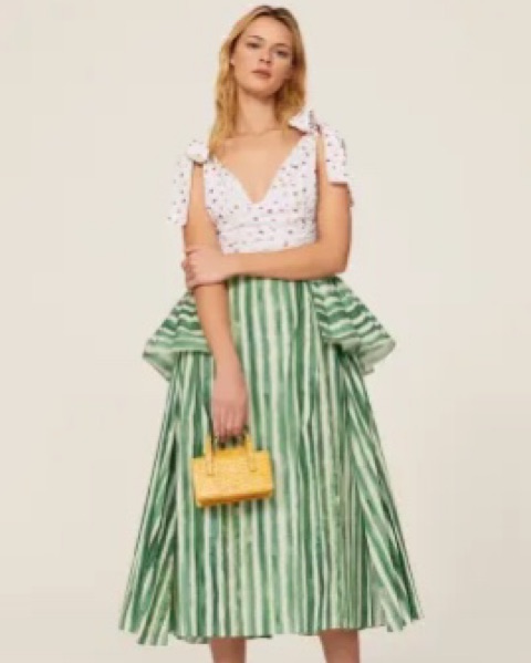 Rosie Assoulin Poplin Dress by Rosie Assoulin - Pickle