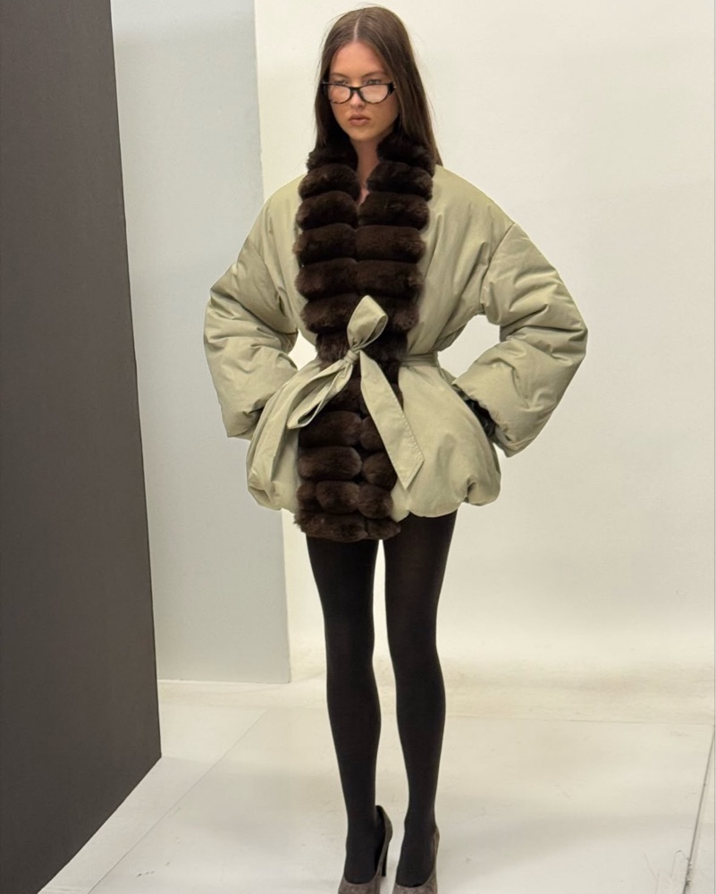 Helsa Bubble Puffer by Helsa - Pickle