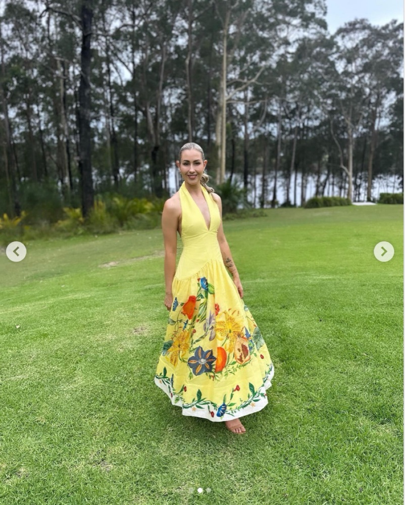 Alemais Dahlia Dress by Alemais - Pickle