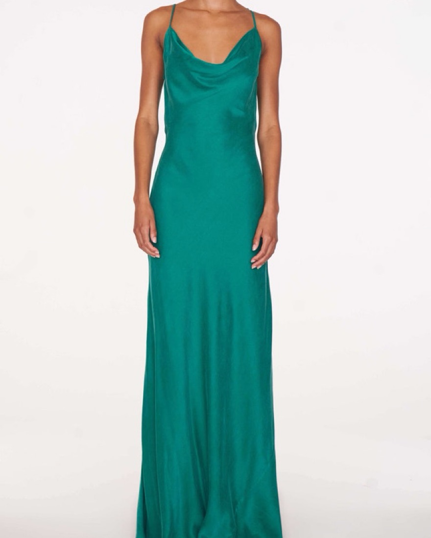 rat and boa ophelia dress green Rat and Boa - Ophelia Maxi Dress (Size XXS) – Goldie's main image 0