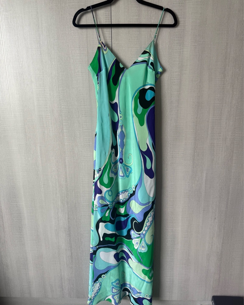 PUCCI Orchidee silk slip dress by Pucci - Pickle