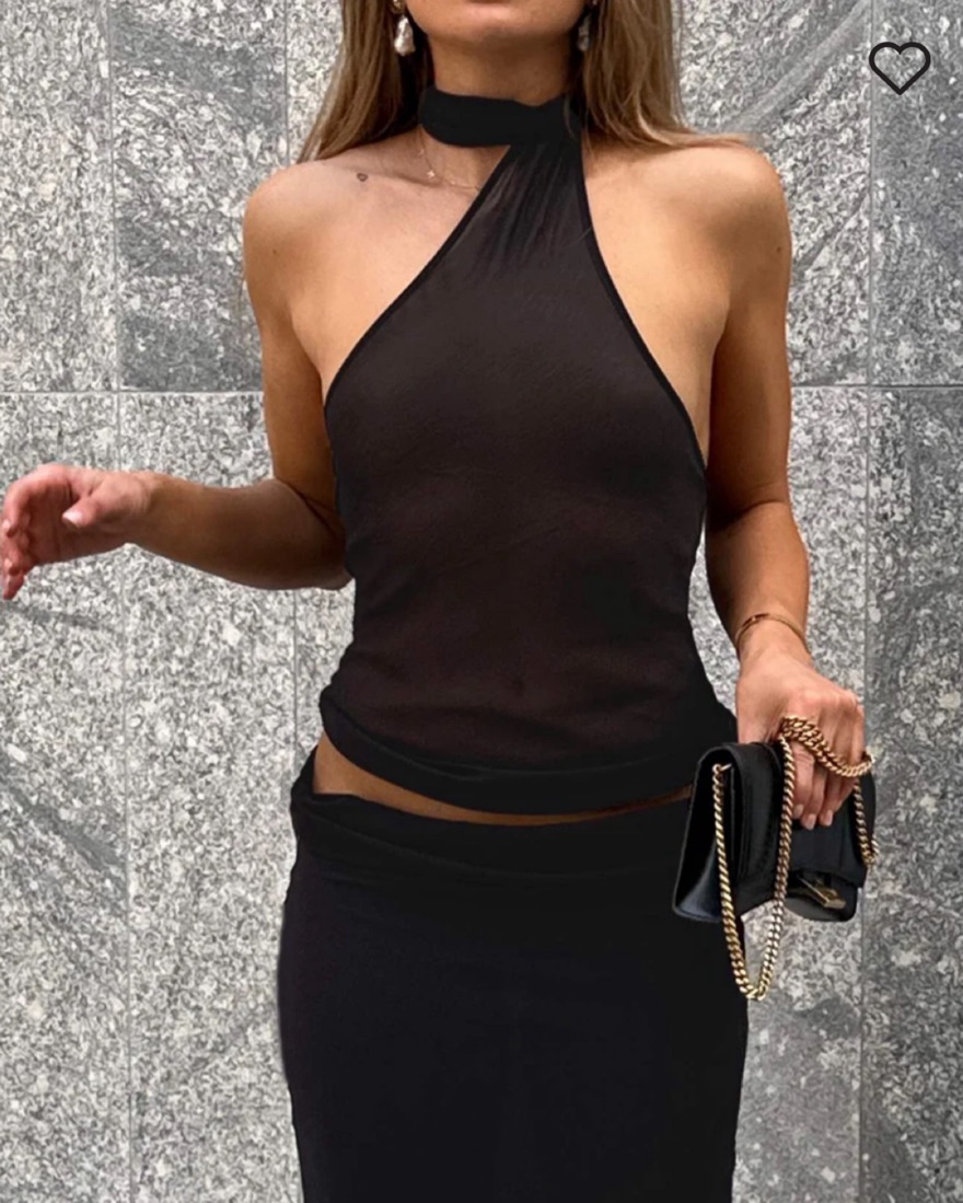 Lioness Sheer Tie Top | Pickle