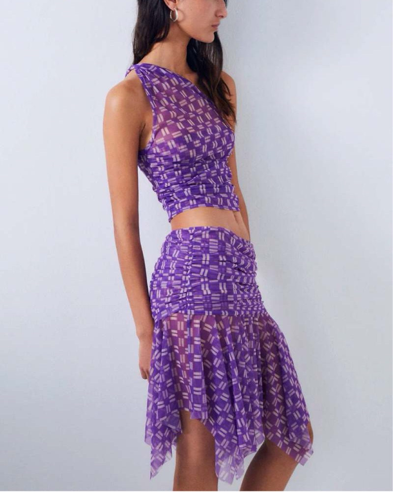 Gimaguas Purple Disco Skirt by Gimaguas - Pickle