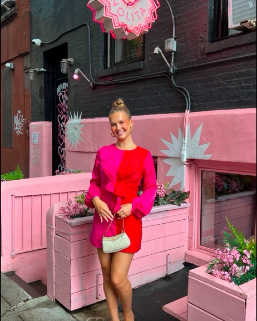 x REVOLVE Lotta Dress in Fuchsia House o by Revolve - Pickle
