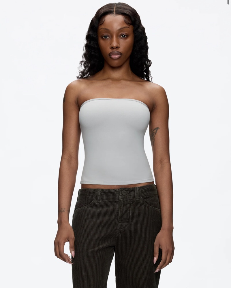 TANK AIR Tube Top in Mist by Tankair Studio - Pickle