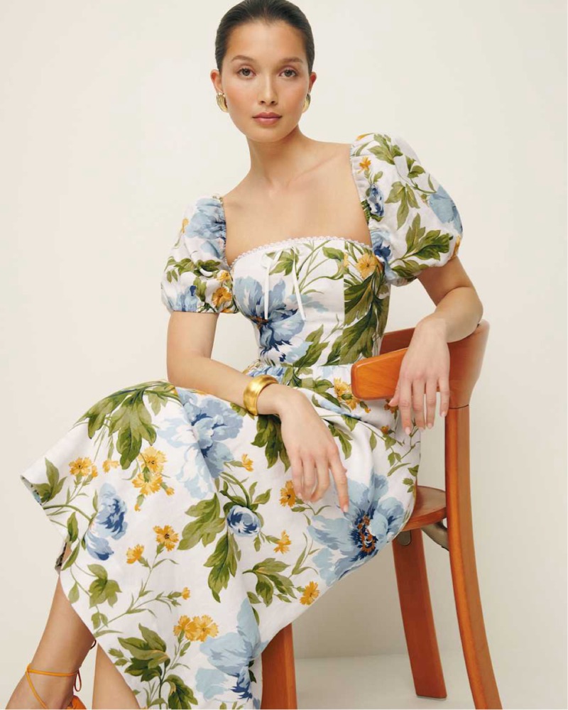 wedding guest dresses midi with sleeves Top Picks Dusty Blue Formal Dress