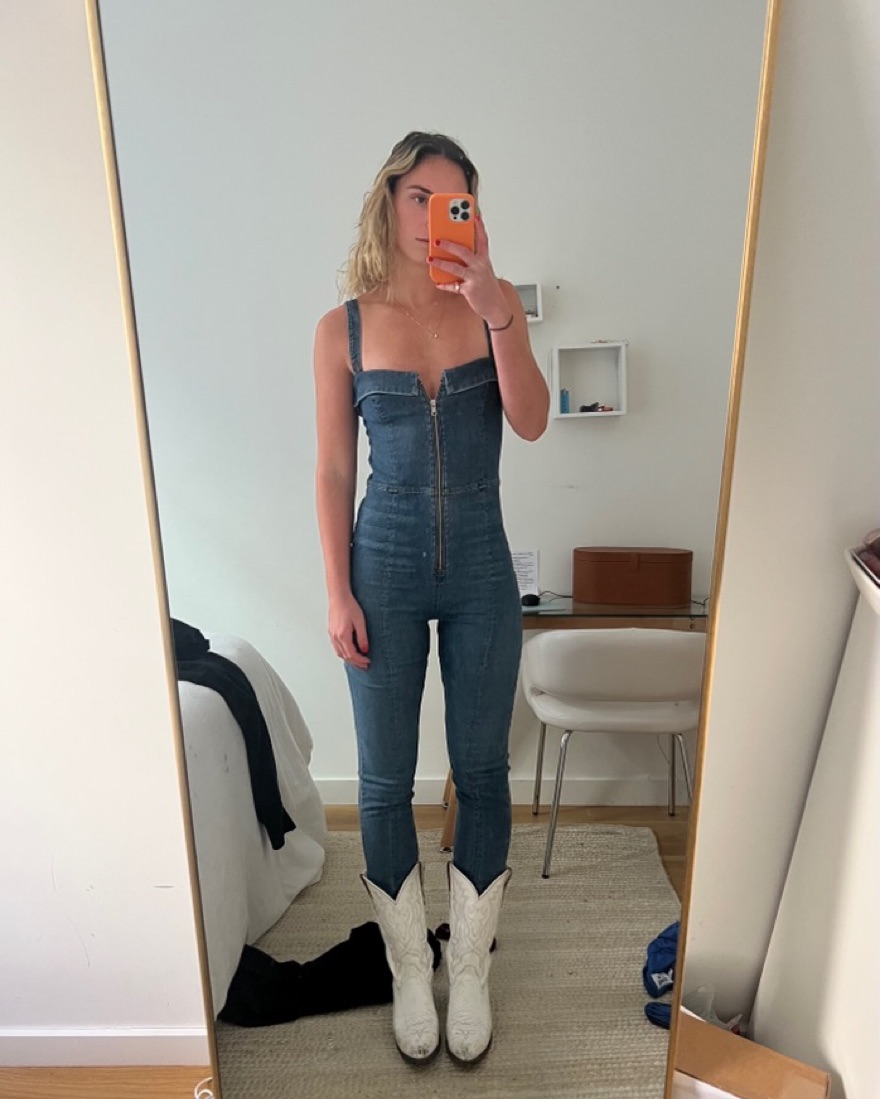 Reformation crawford jumpsuit online