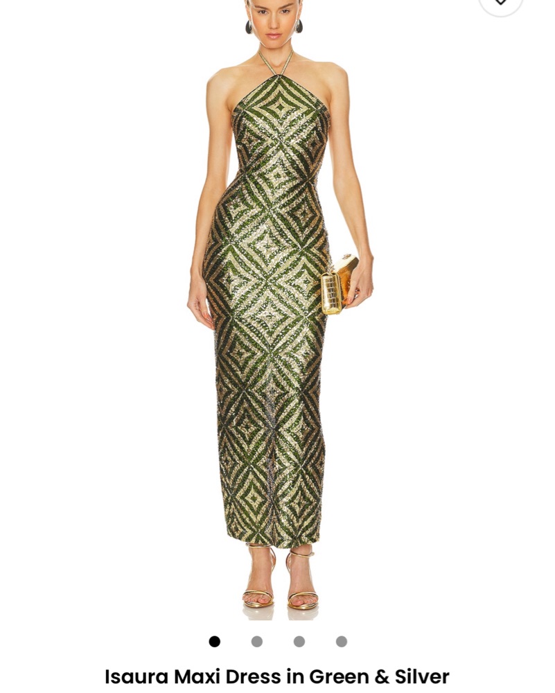 ice gold and green dress Ice Blue Chiffon Shawl Beaded Lace Cuff Prom Formal Dress main image 1