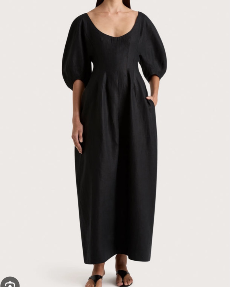 linen winter dresses Viking Dress, Linen M