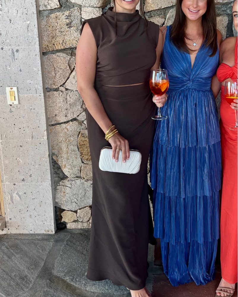 nude lucy brown maxi dress NUDE LUCY Safia Maxi Dress Tangier main image 0