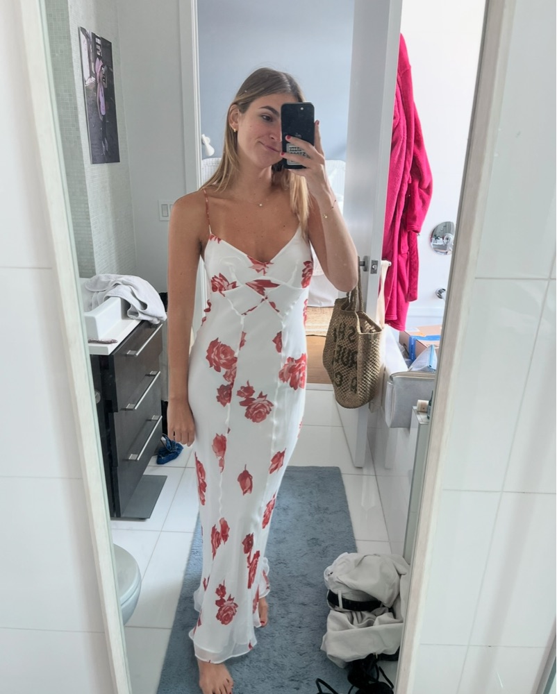 White Floral Maxi Dress -Realisation Par by Realisation Par - Pickle