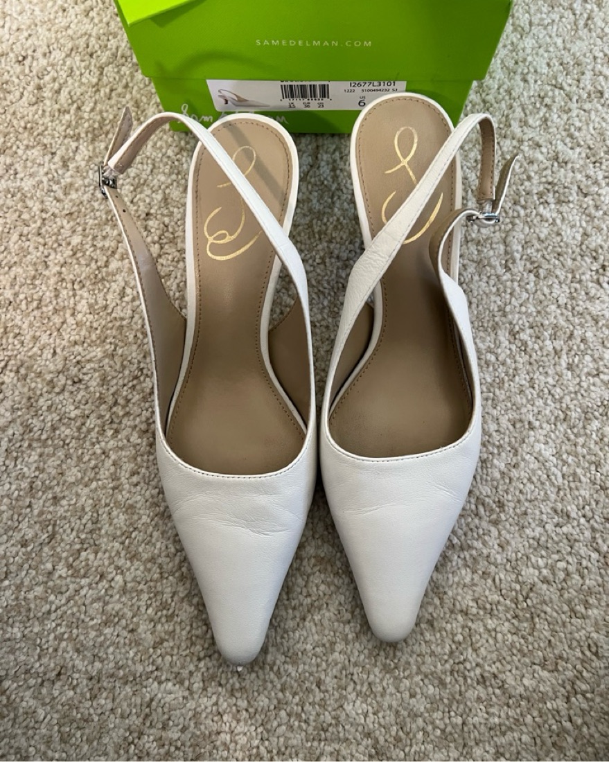 Sam Edelman Bianka Slingback Kitten Heel by Sam Edelman - Pickle