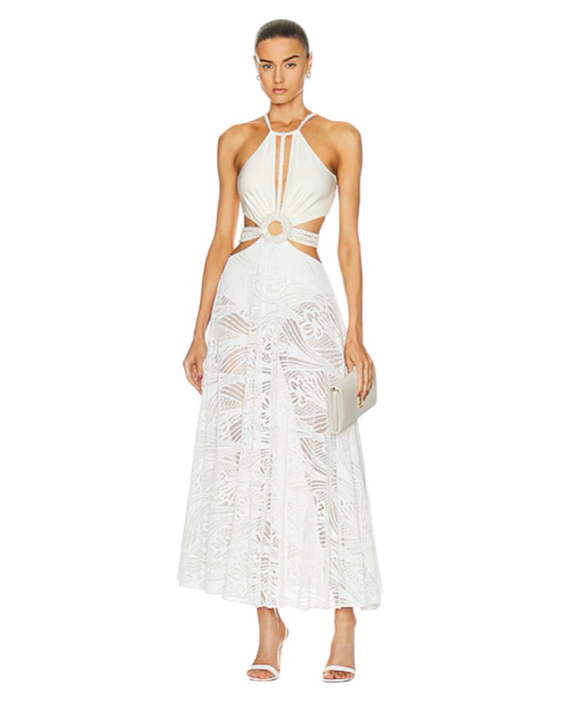 patbo lace beach dress PatBO Sleevless Lace Beach Dress in Black