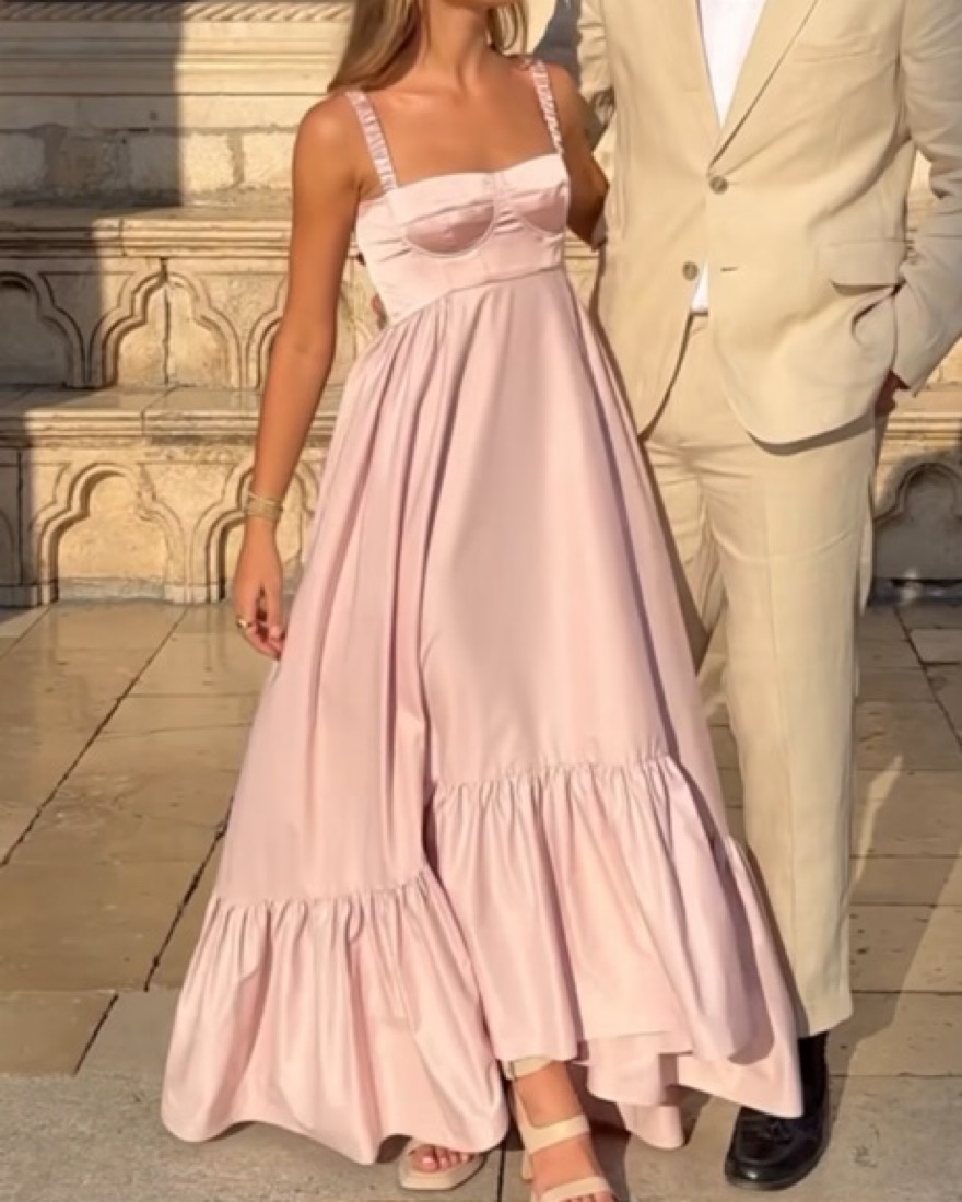 Anna October Snowdrop Gown In Rose by Anna October - Pickle