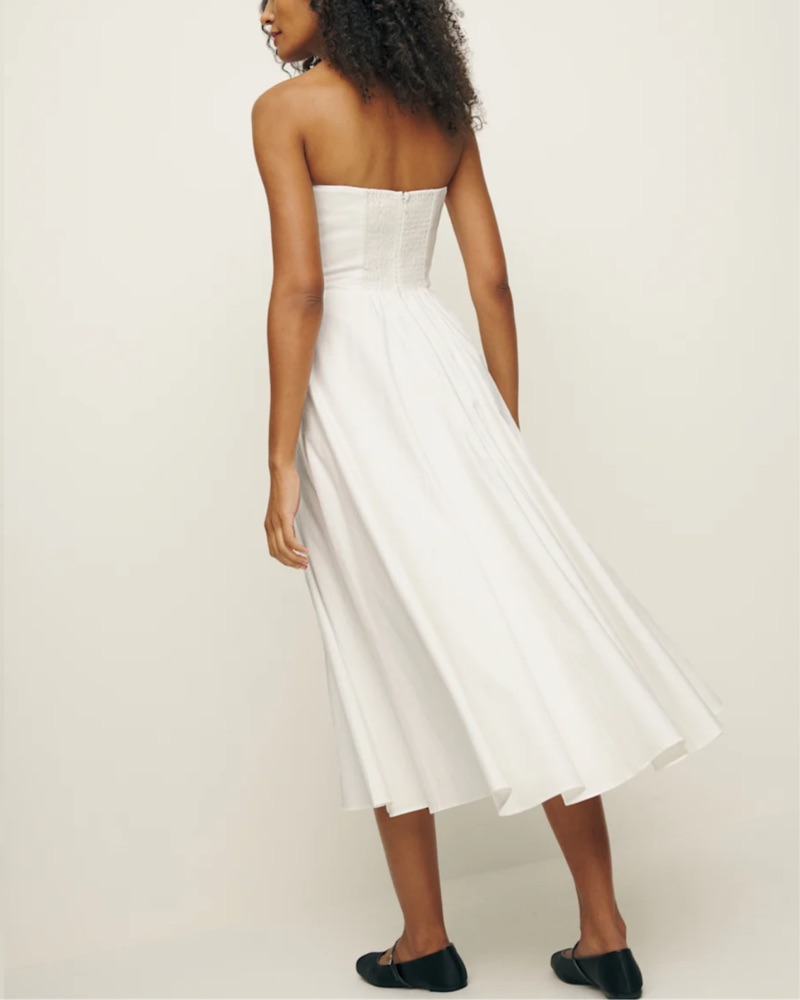 fit and flare dress with pockets Unique Vintage Green & Fruit Trim Cotton Flare Dress