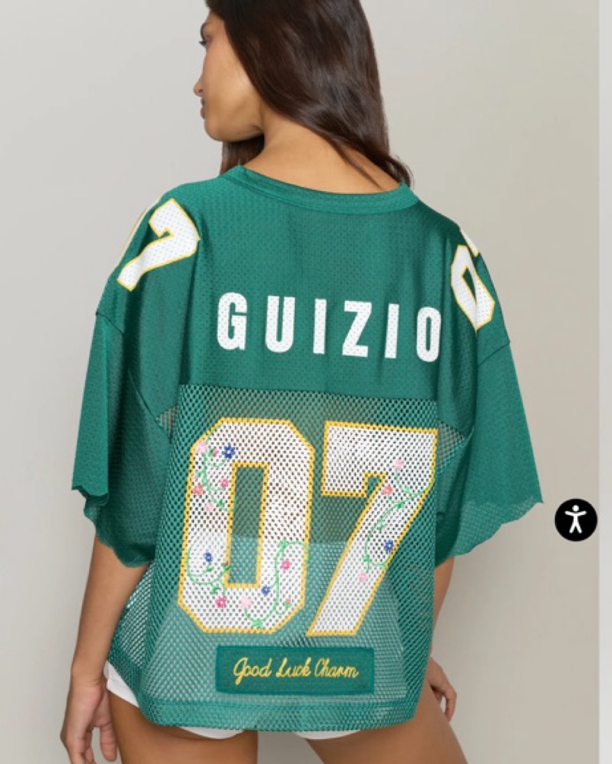Guizio x Champion Football Jersey by Danielle Guizio - Pickle