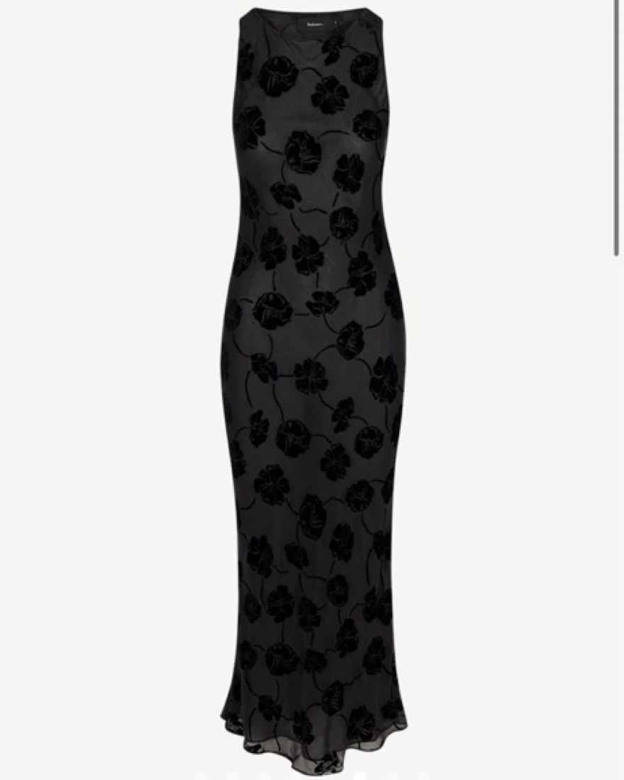 pickle dressed in black NBD Black dress by NBD