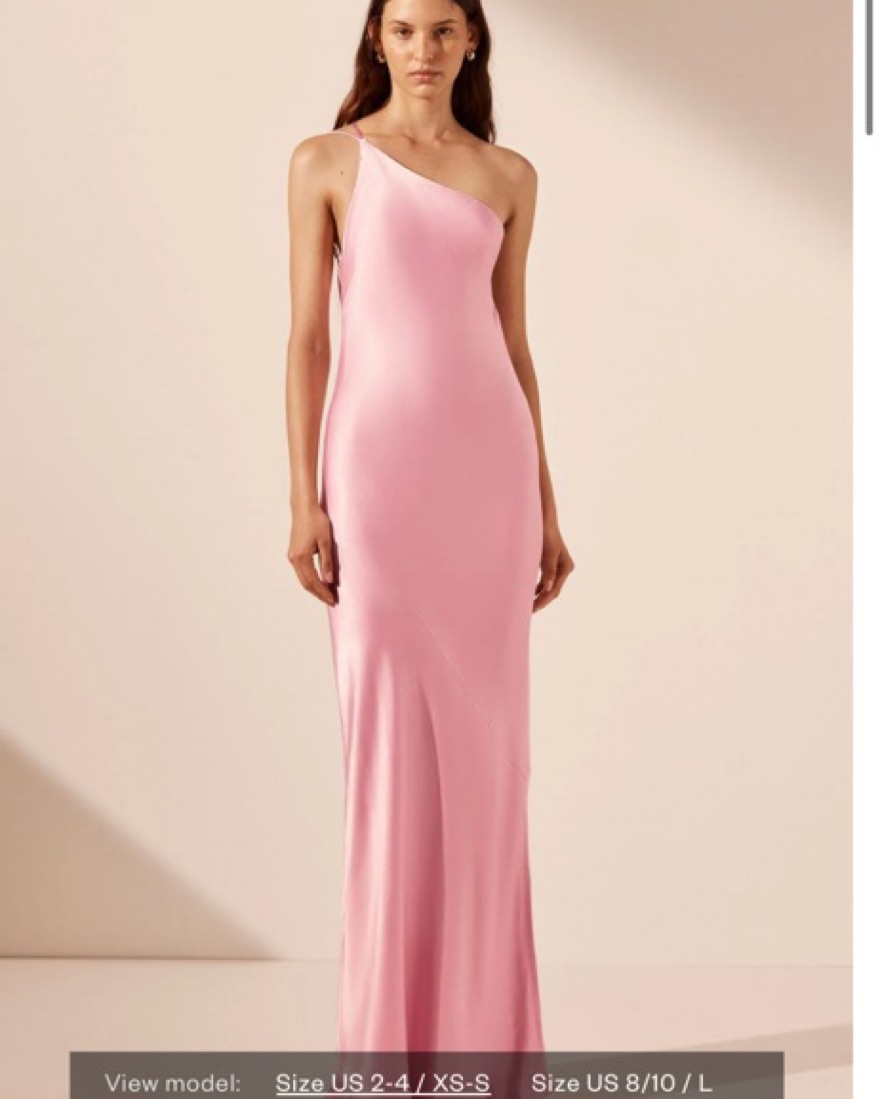 Shona Joy La Lune One Shoulder Silk Dres by Shona Joy | Pickle