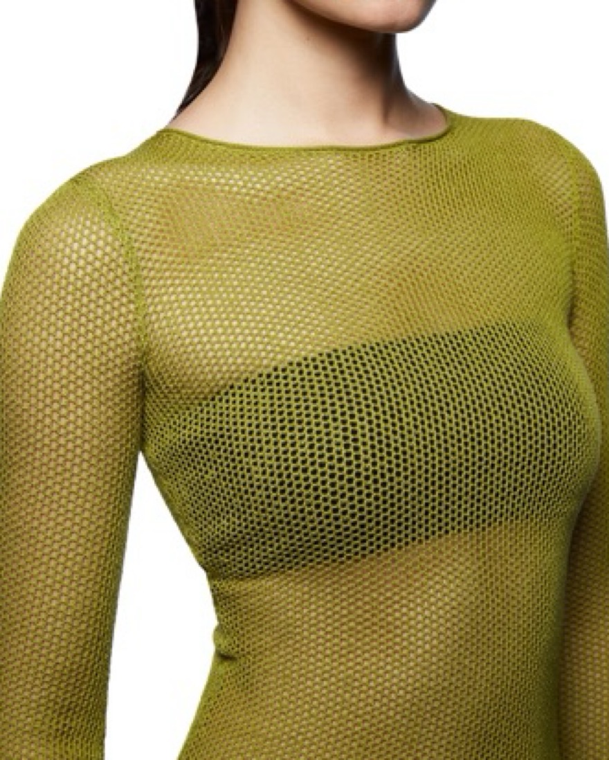 TANKAIR Hot Mesh Top Lime Green by Tankair Studio - Pickle