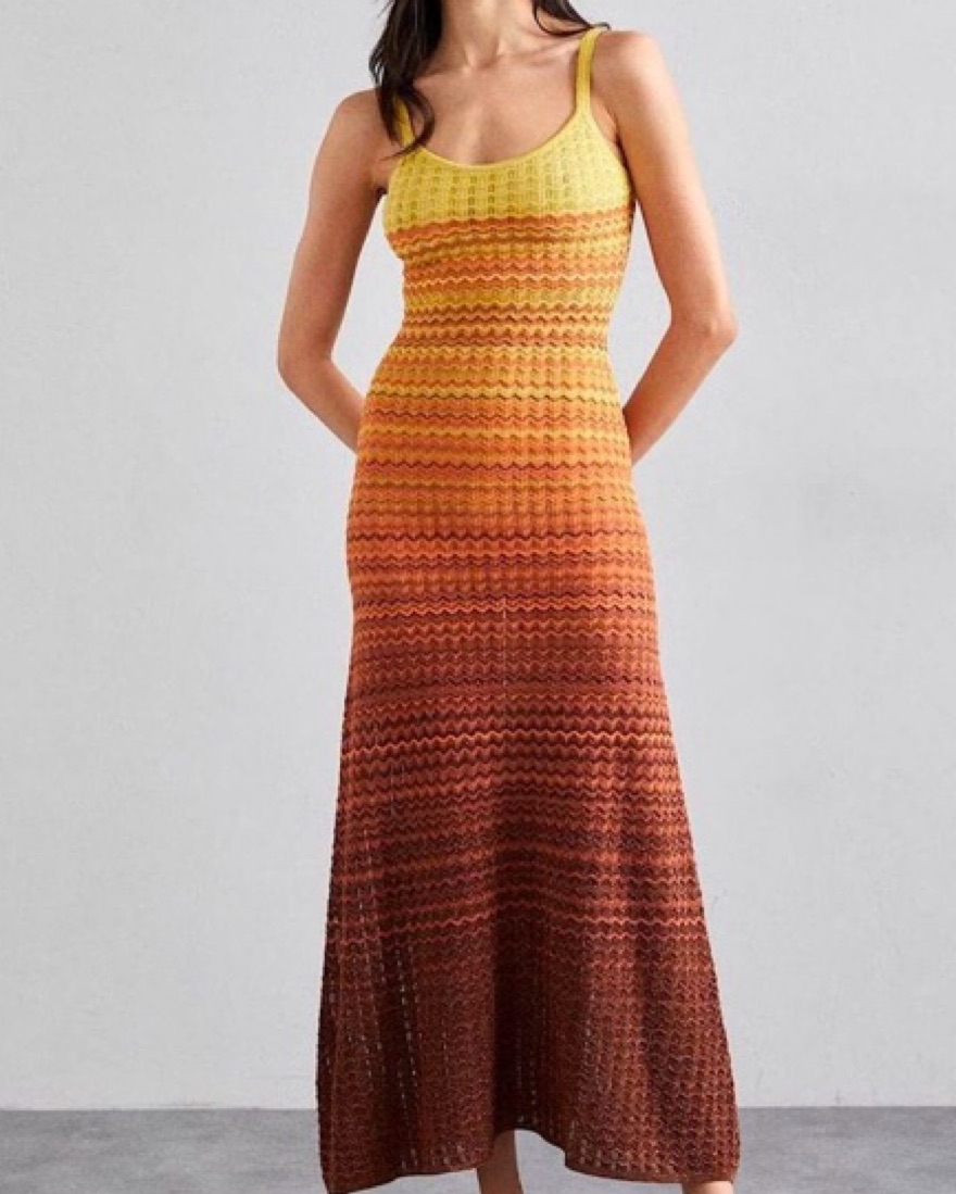 Sandro Knit Maxi Dress by Sandro - Pickle