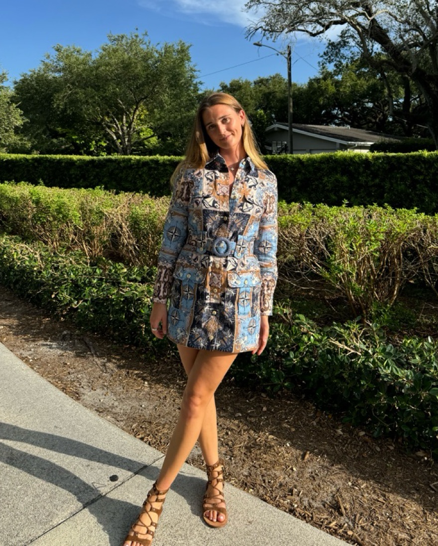 Zimmerman Alight Mini Utility Dress by Zimmermann - Pickle