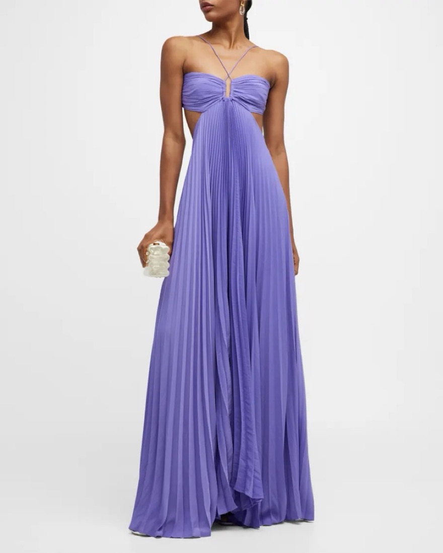 ALC Moira Maxi Dress Pickle