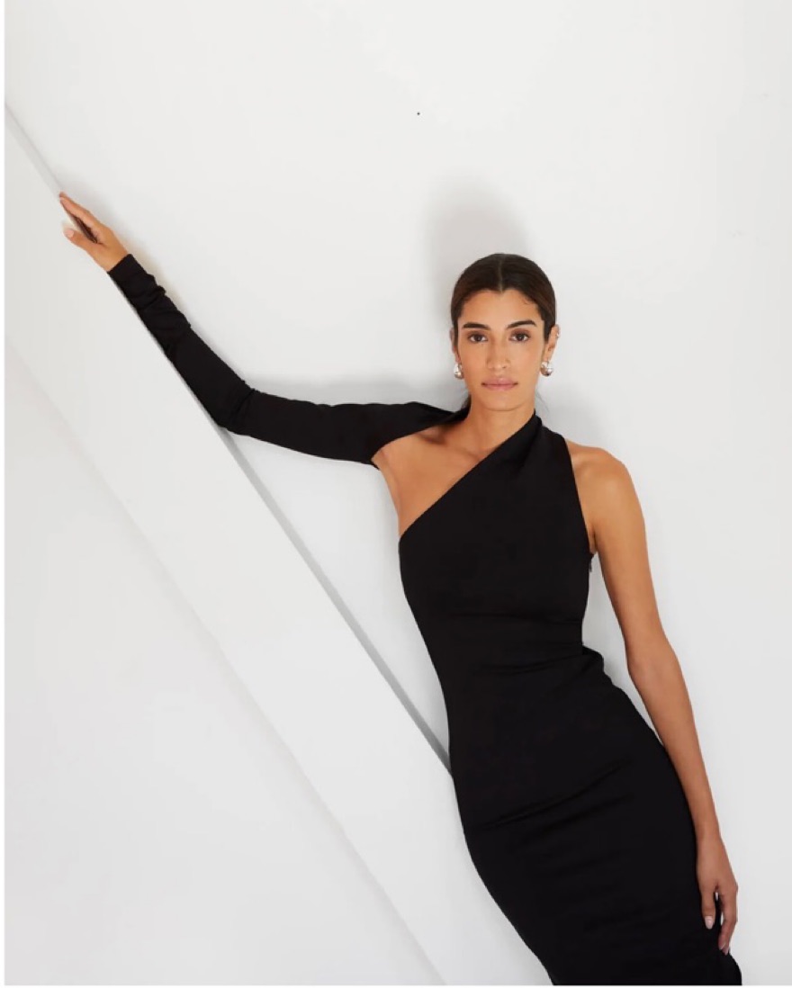 Marcella NY Manhattan One Shoulder Gown | Pickle