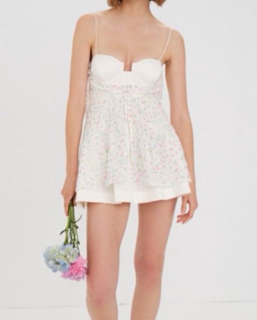 For Love And Lemons Lelani Mini Dress by For Love & Lemons - Pickle