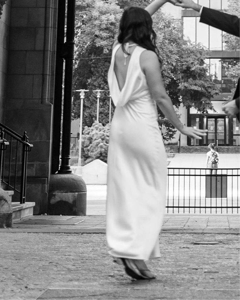 corset top white dress Glitter Corset Wedding Gown With Removable Sleeves EU38 / Off-White