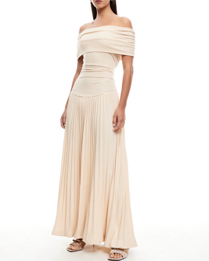 lioness field of dreams maxi dress oatmeal LIONESS FIELD OF DREAMS MAXI OATMEAL by Lioness