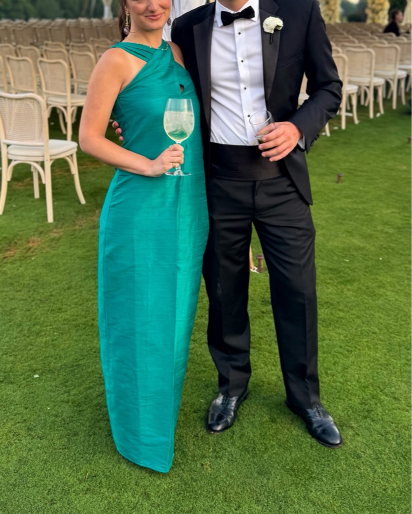 Julia Amory Camille Dress In Jade by Julia Amory - Pickle