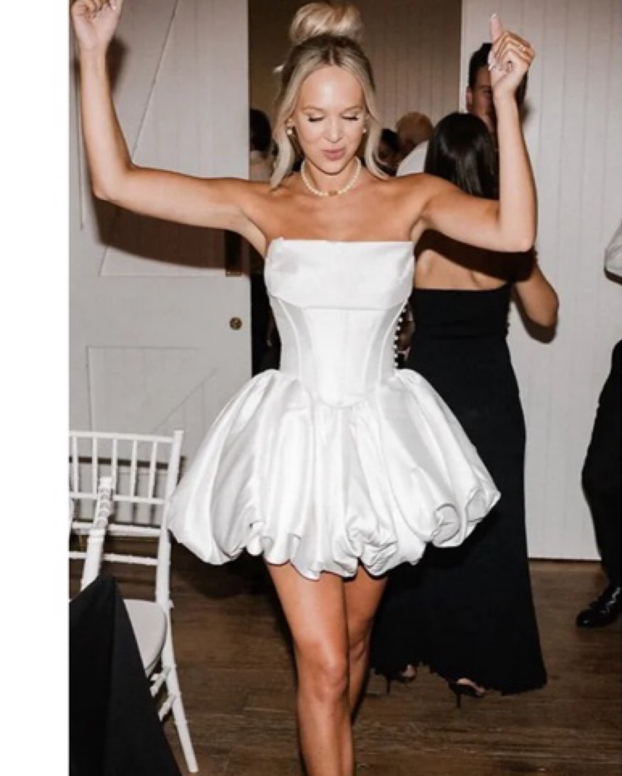 Aston Bridal Mini Dress by Aston bridal - Pickle