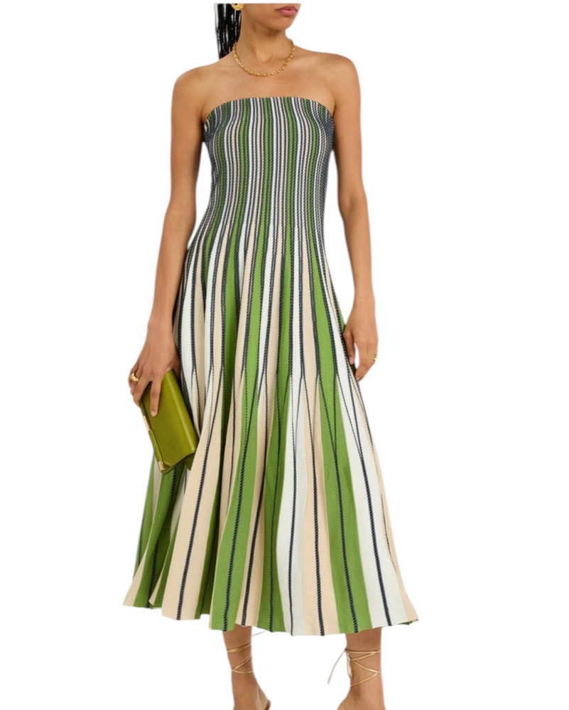 Simkai- Soleil Midi Dress by Jonathan Simkhai - Pickle