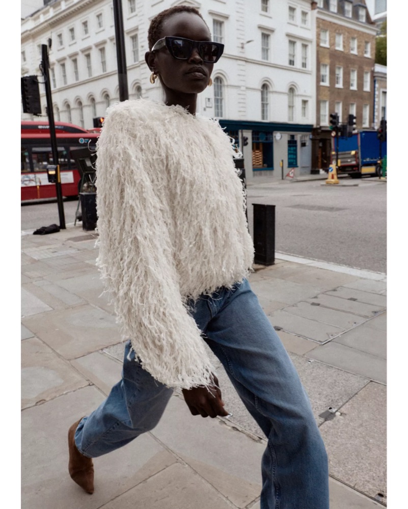 White Fringe Top by ZARA | Pickle