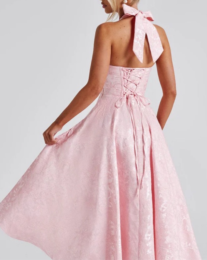 Babyboo Fashion Pink/blush Midi Dress by Babyboo Fashion - Pickle