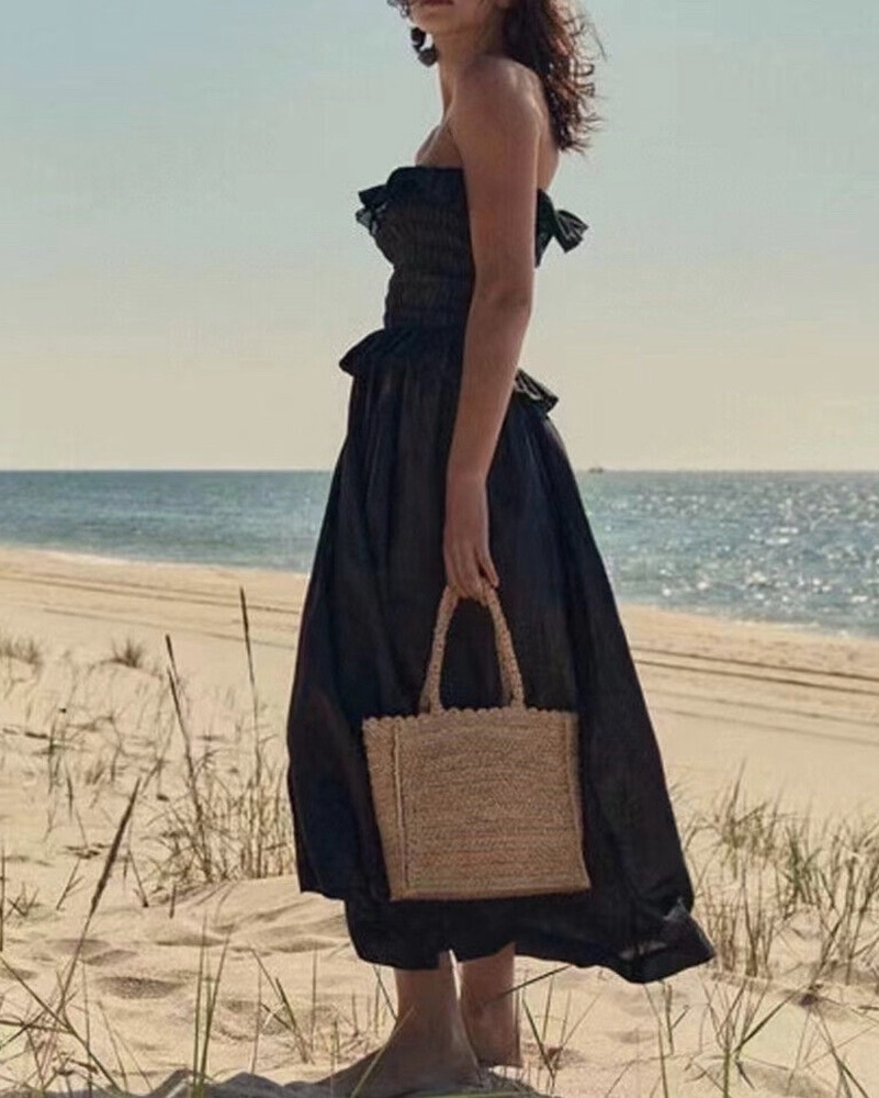 Doen Strapless Midi Dress by Doen - Pickle