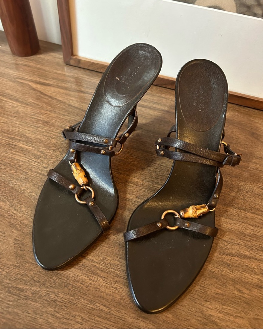 tom ford gucci bamboo sandals heels by Gucci - Pickle