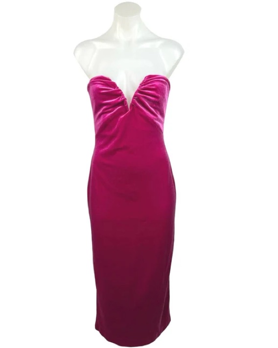 midi dress floral Halcyon Floral 3D Flower Appliqué Midi Dress