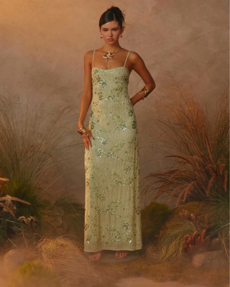 peppermayo bright lights beaded maxi dress Bright Lights Beaded Maxi Dress main image 0
