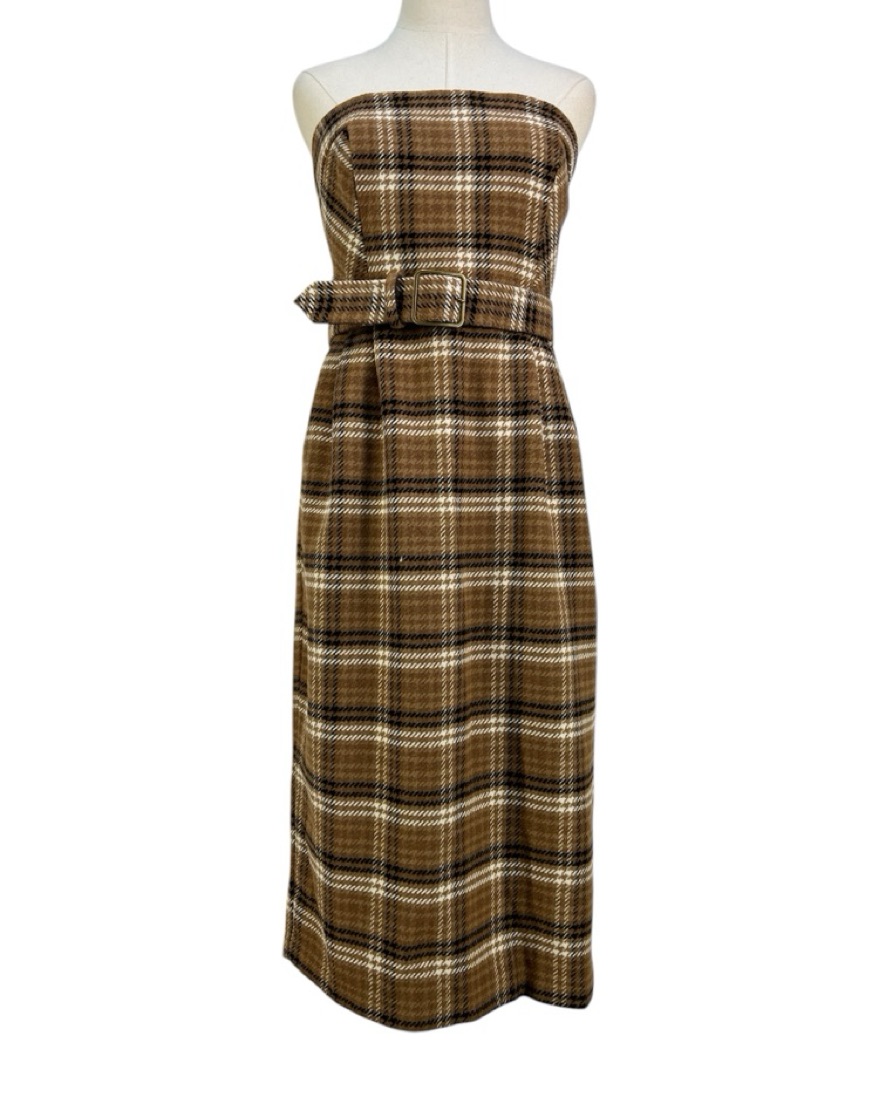 anthropologie brown strapless dress Rent Anthropologie Brown Dress UK 10