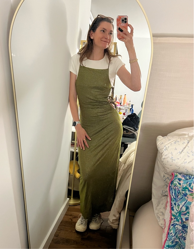 Cult gaia Chantal Dress - Green Sequin by Cult Gaia - Pickle