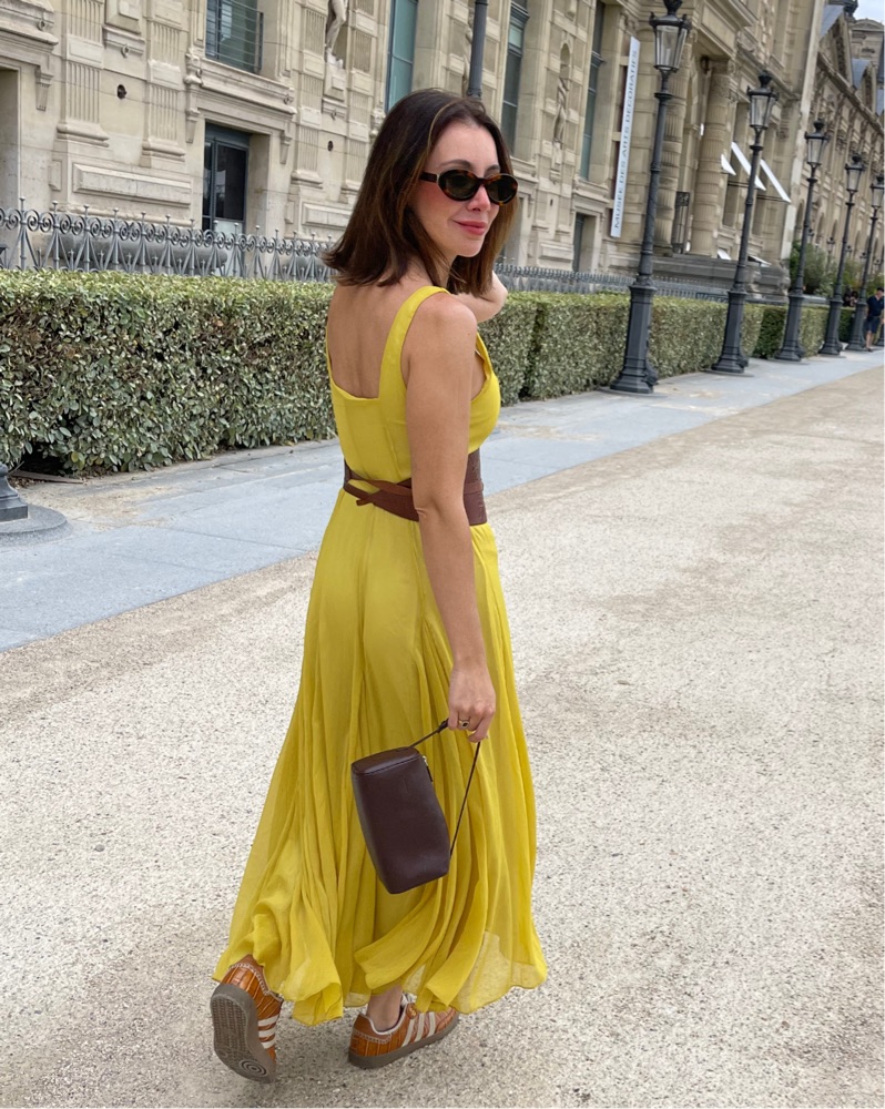 Vibrant Yellow Midi Dress by ZARA - Pickle