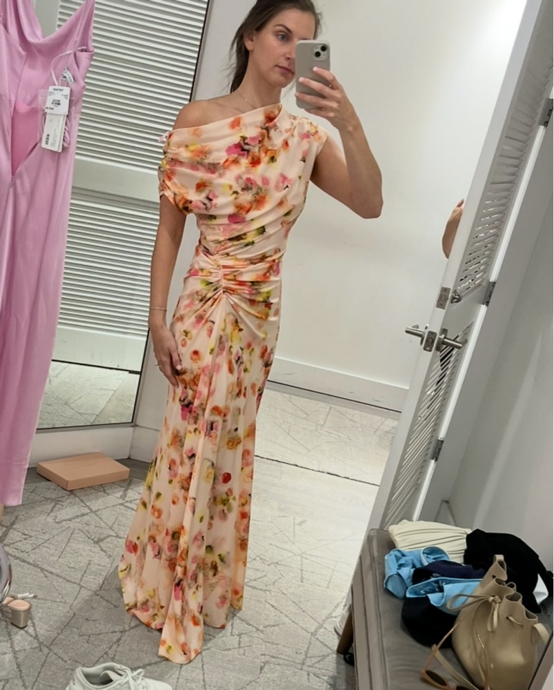 ALC Poppy floral Off The Shoulder Dress by ALC - Pickle